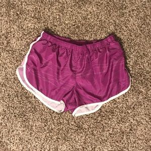 Purple Track Shorts